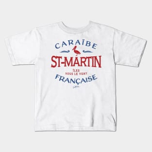 St Martin, French Caribbean, Pelican Kids T-Shirt